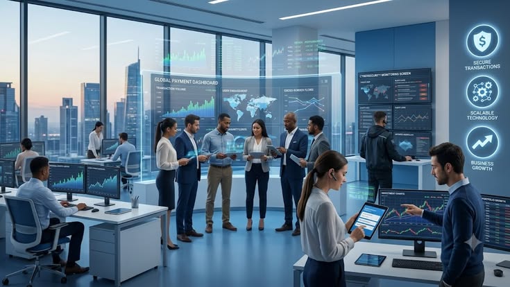 IT professionals supporting enterprise technology